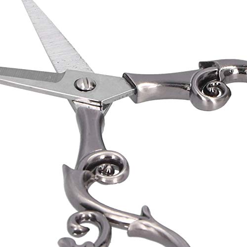 Pssopp Ciseaux de Couture Style Européen Vintage - Fleur de Prunier en Acier Inoxydable pour Broderie et Travail Artisanal sur Mesure (Argent) – vue 8