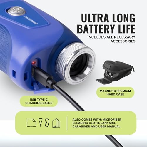 Image of Pro Tour Golf Rangefinder with Slope - Range Finder Golf with Ultra-Strength Magnet - Laser Rangefinder with Slope Technology & Flag Pole Lock Vibration - Golf Range Finder