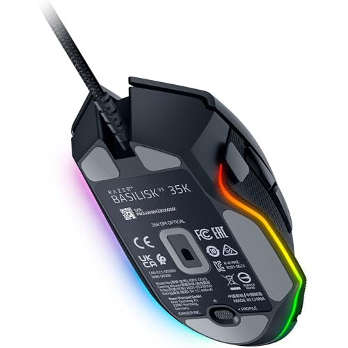Razer Basilisk V3 35K Wired Ergonomic Gaming Mouse, Black - image 9