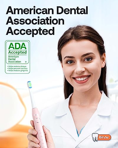 59% Off Bitvae Ultrasonic Electric Toothbrush with 8 Brush Heads