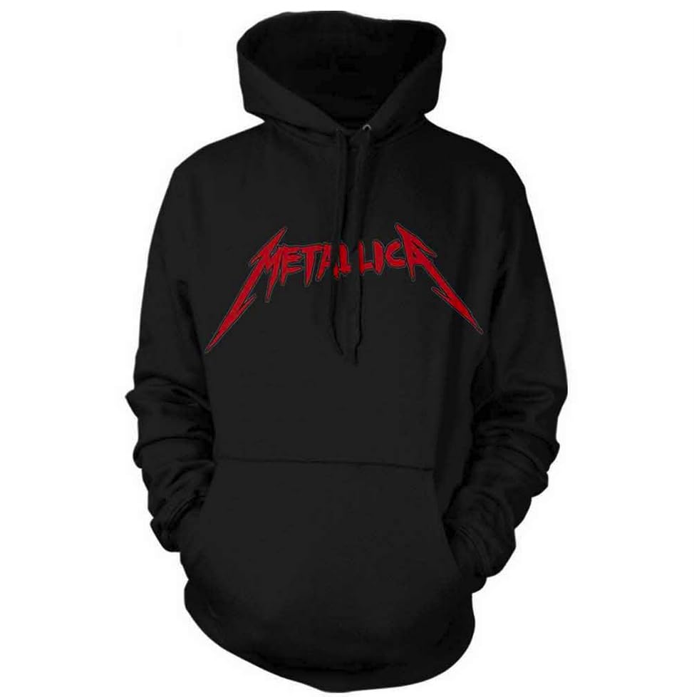 Veste à capuche Metallica Skull Screaming Red officieuse pour fan de rock