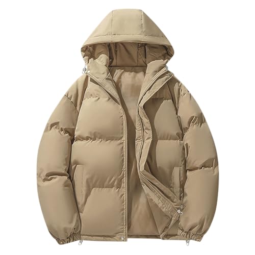 Mens Lightweight Packable Puffer Jacket Casual Solid Hooded Windproof Winter Coats Winter Warm Thicken Down Jackets2