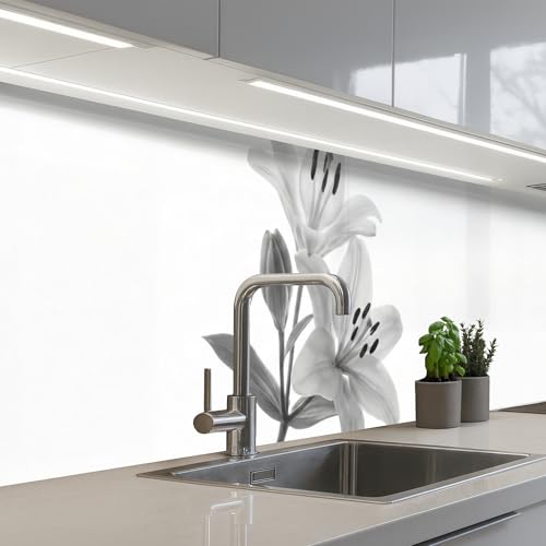 Peel and stick mural de luxe 60x300 cm KitchenYeah Lys Elégant