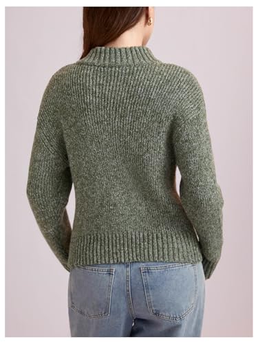 Verdusa Women's Zip Up Cardigan Sweaters Long Sleeve Rib Knit Outerwear Fall Outfits2