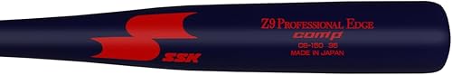Miniatura 53 de SSK Z9 Professional Edge Comp Coaches - Bate de madera Fungo de 33 pulgadas, 35 pulgadas, 37 pulgadas, béisbol y sóftbol, más de 22 colores, Negro
