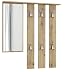 ADGO Paris - Specchio e appendiabiti (specchio + appendiabiti, rovere Artisan)