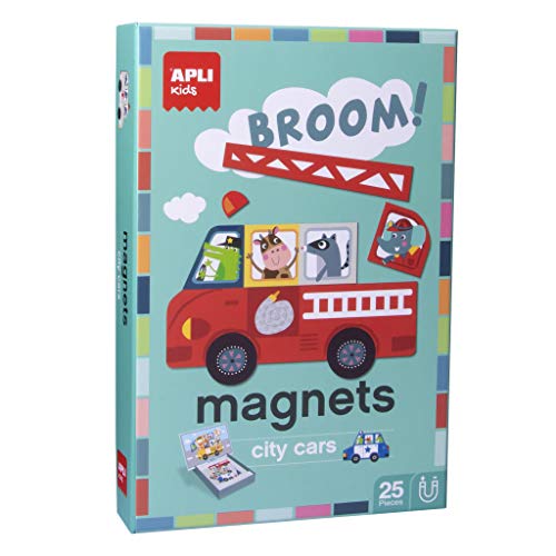 Apli Europe 16863 Autos Magnetspiel, bunt Cover