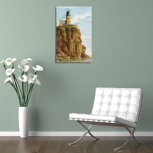 Impression sur toile phare JIDUHON tableau esthétique premium