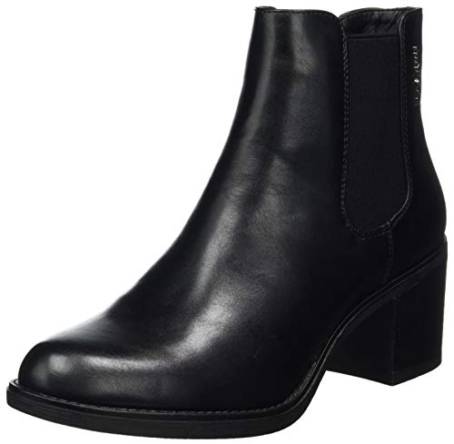 Tom Tailor 9096002, Botas Cortas al Tobillo Mujer, Negro, 40 EU