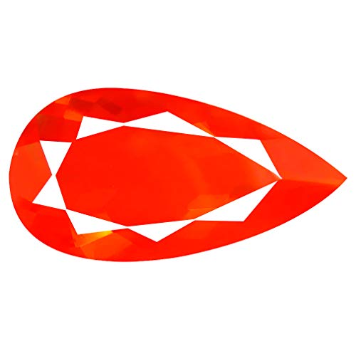 Opale de feu naturelle mexicaine poire 2.66 ct pour sublimer vos tenues de soirée
