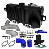 PKSABB Top Mount Uprated Intercooler Kit compatible with Impreza WRX/STI(GD GG) EJ20 EJ25 Turbo Charger 2.0L/2.5L Engine 2002-2007