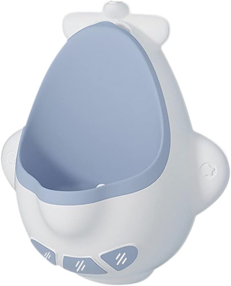 Potty Training Urinal for Boys Airplane Design Toilet Training Urinal Standing Urinal Pee Trainer Urine for Kids Children Boy Blue