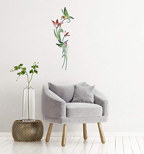 T.i. Design Hummingbirds Contemporary Floral Botanical Metal Wall Decor #TOP1