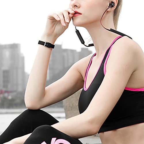 Image of GEAK 3Pack Compatible with Fitbit Charge 3 Bands /fitbit Charge 4 bands for Women, Slim Soft Silicon Replacement Wristband for Fitbit Charge 3 /Charge 3 SE /Charge 4 Bands Women Men,Small,Large