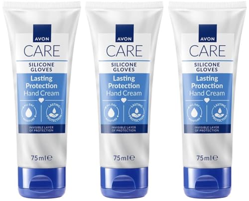 Avon Care Silicone Glove Crema protectora para manos - Paquete de 3