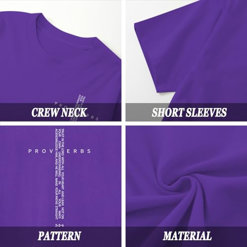 Image of Christian Shirts for Men Vintage Religious Cross Bible Verse T-Shirt Jesus Faith Tshirt Inspirational Graphic Tees