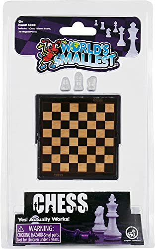 Worlds Smallest Chess juego de mesa 2 jugadores miniatura 2