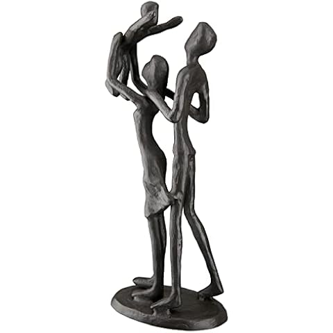 Casablanca Figura Decorativa Escultura de la Felicidad Familiar de Hierro Cover
