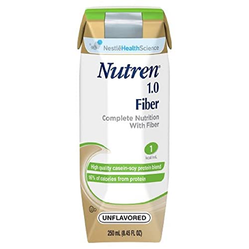 Nutren 1.0 w/Fiber NUTREN, 1.0 with Fiber, 250ML Tetra, UNFLAVORED 24 Each/Case