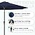 JEAREY 9FT Patio Umbrella for Outdoor with Push Button Tilt and Crank, Outdoor Patio Umbrellas Table Umbrella for Market, Garden, Deck, Backyard, Pool (Navy)