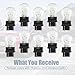 awlbed 10 PCS 3157 Miniature Car Halogen Brake Light, 12v 21/5W Waterproof Vehicle Turn Signal Bulb, Universal Waterproof Automotive Side Marker Tail Light Replacement for Truck SUV Car (White)