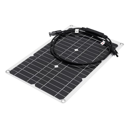 Daconovo Jogo portátil do painel solar de 20w 18v, painel solar flexível impermeável com conector de