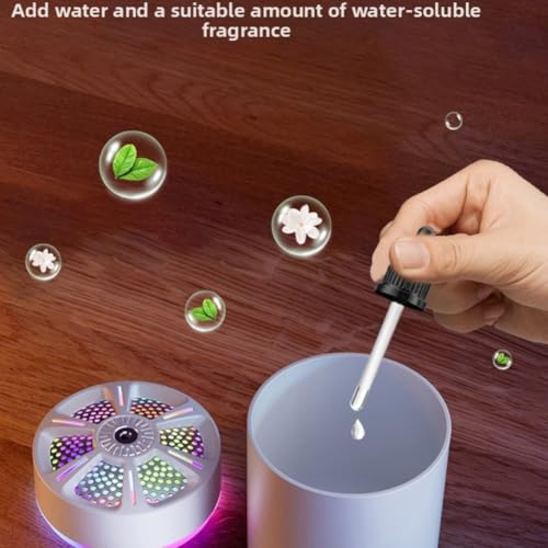 Humidificador aromaterapia USB para auto y hogar miniatura 3