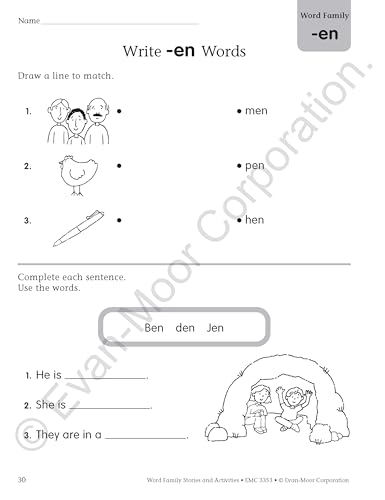 Word Family Stories & Activities, Level A - Image 6
