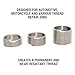 OEMTOOLS 25644 M14-1.25 Fix-A-Thread Spark Plug Saver Inserts Kit, Metric, Restores Damaged Threads for Automotive Repair, Includes Stainless Steel Inserts for High-Demand Applications