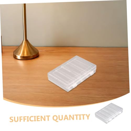 Set de 2 cajas transparentes para organización de monedas miniatura 3