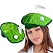 Shurhome Trendy Painter Hat with Green Turf Fashion Funny Berets for Sports Photography Golfer Headwear Painter Outdoor Sports Caps
