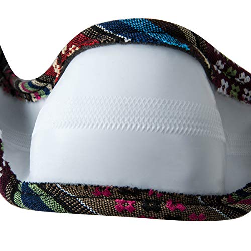 Car Pass Boho Steering Wheel Cover, Red Ethnic Flax Cloth Universal Steering Wheel Cover,Anti-Slip Design,Most Of Vehicles,Cars,Suv,Vans #TOP5