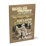 KE - XXL Silberhochzeitskarte - DIN A 4 Maxi-Karte - Silberhochzeit - Karte zur Silberhochzeit - Hochzeitstag 25 Jahre - Karte ohne Innentext