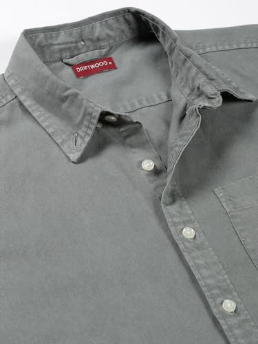 Image of Thomas Scott Men's | Solid | Full Sleeve | Slim Fit | 100% Cotton | Spread Collar | Casual Shirt