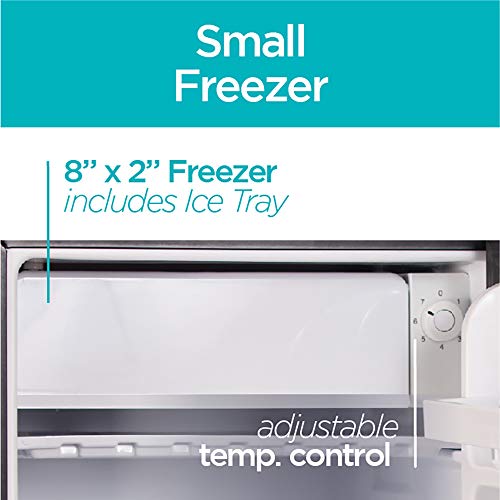 Black+Decker BCRK25B-PARENT Compact Refrigerator Energy Star Single Door Mini Fridge With Freezer, 2.5 Cubic Feet, Black thumb #4