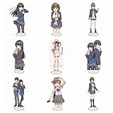 SHIHUA 継母の連れ子が元カノだった ?伊理戸水斗 戸結女?アクリルスタンド アクリルパネル フィギュア 関連 台座あり 人気 アニメ 周辺 デコレーション 日常 装飾品 軽量 置物 (3)