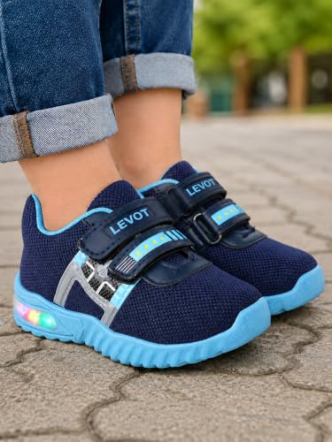 Image of Hunter-3 Multicolor LED Light Slipon Casual,Walking & Running Unisex Shoes for Boys & Girls Suitable on Every Outfit (2 Years-4.5 Years)(Pack of 1 Pair)