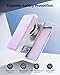 COOAV for Magsafe Battery Pack 12000mAh Magnetic Power Bank Portable Charger USB C 20W Fast Charging Wireless Charger Travel Essential for iPhone 16/15/14/13/12 Series Purple