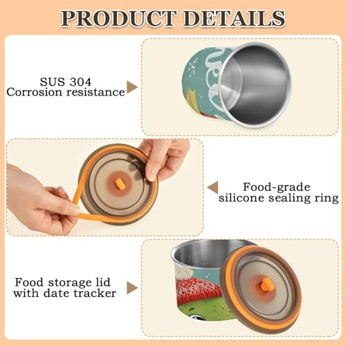 Contenedor Hermético para Café OTVEE Acero Inoxidable 500ml miniatura 5