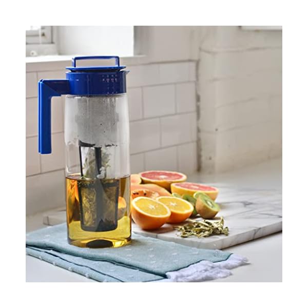 Takeya Iced Tea Maker, 2 qt, Blueberry The Community Connection