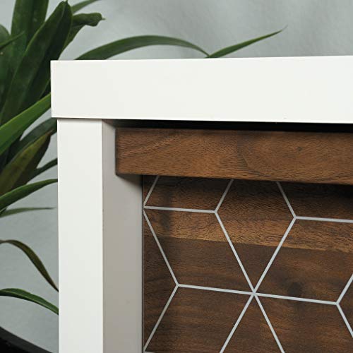 Sauder Harvey Park Dresser, L: 60.71" X W: 17.48" X H: 31.06", Soft White Finish #TOP7