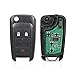 KEYALL 1 Pack 3 buttons Remote Control Car Key Fob 2010 Fit for Buick Allure 2.4L,2010 Fit for Buick Allure 3.0L OHT01060512