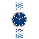 Swatch GW201 męski analogowy zegarek kwarcowy z silikonowym paskiem