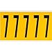 Brady 1560-7, 97097 15 Series Indoor/Outdoor Number and Letter, (Pack of 20 Cards)