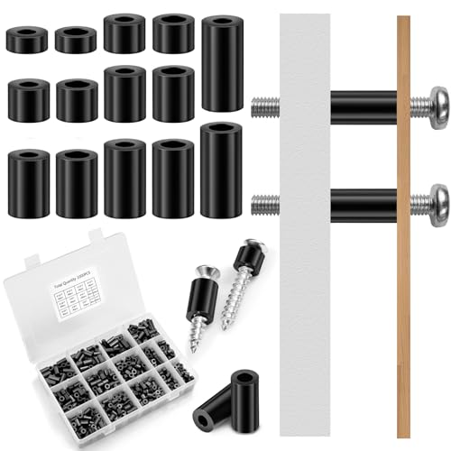 Rond rutilant kit d'entretoises pour M3 M4 plastique ABS 1000 pièces en boîte