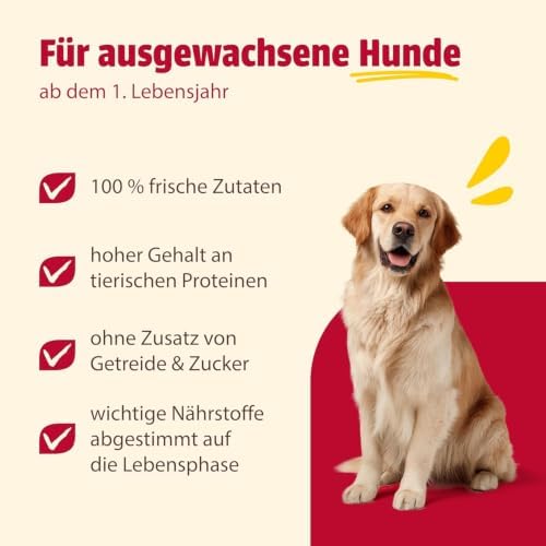 animonda GranCarno Adult Wet Dog Food Savoury Variation (6 x 800 g) | Dog wet food for adult animals, wet food for dogs with fresh, meat ingredients, grain-free, variety mix - View 7