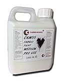 Carbusonic Cam55 Fabric Paint Medium just add acrylic paint 1 Litre.