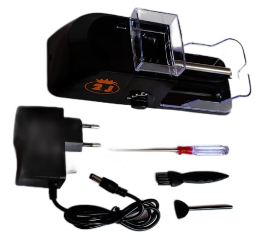 2.J. Electronic Electric Cigarette Rolling Machine, Cigarette Rolling Machine with Filter, Tobacco Rolling Machine, Tobacco Roller, Tube Filler, Smoker\'s Tube, Gift Man Woman
