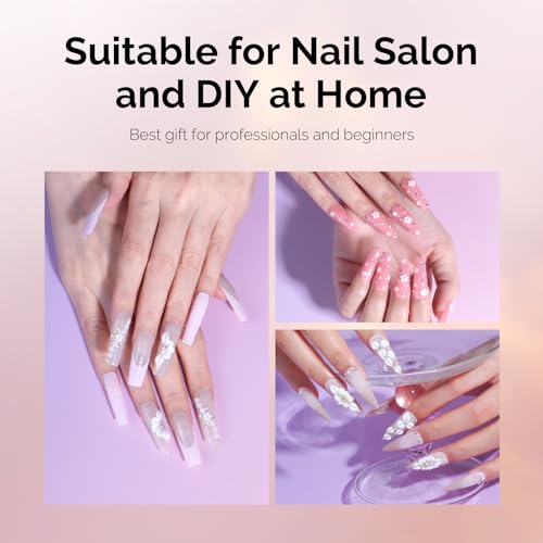 Melodysusie 3Pcs Acrylic Nail Brush Set, Size 8/12/14 Professional Nail Brushes For Acrylic Application Acrylic Powder Nail Extension And 3D Nail Carving For Diy Home Salon Nail Manicure Tool thumb #5
