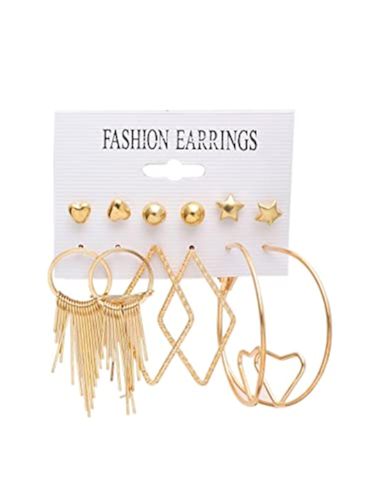 Plated Necklace and Earrings Combo Set for Women